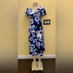 VTG Holo-Holo Size 6 Hawaiian 🌺 Print Midi Dress